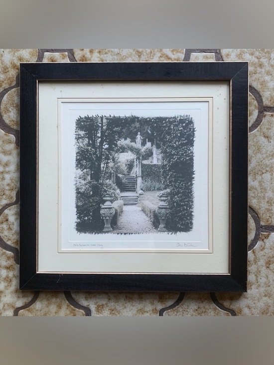 Other - Framed Picture Orto Botanico Romantic Gardens in Siena Italy by Allan Blaustein